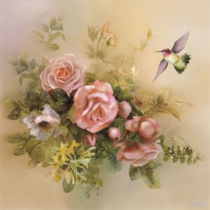 Изображение #30990 Цветы и колибри