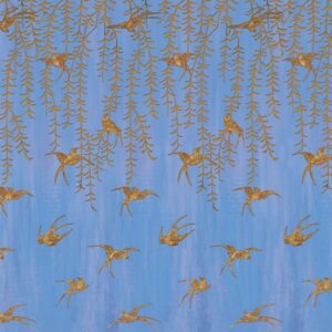 Изображение #31161 Japanese Birds steel blue