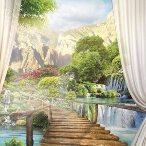 Изображение #30462 Мост к водопаду