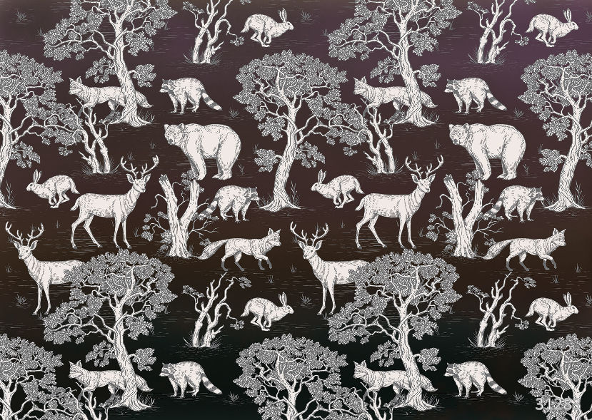 Изображение #31283 Forest animals dark