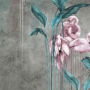Изображение #32253 Drawn flamingos