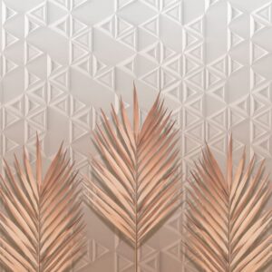 Изображение #32600 Palm leaves peach