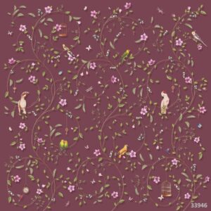 Изображение #33946 Сhinoiserie burgundy