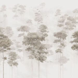 Изображение #34084 Trees in the fog sepia