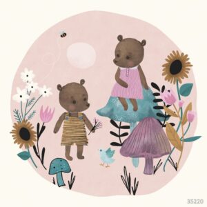 Изображение #35220 Игры медвежат на  лужайке