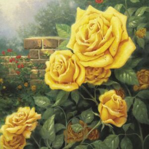 Изображение #3614 Жёлтые розы в саду
