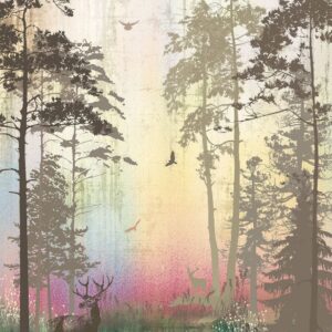 Изображение #5971 Shades. Deer and forest