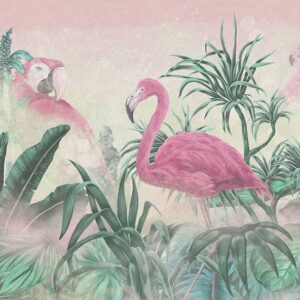 Изображение #8304 Заросли с фламинго pink